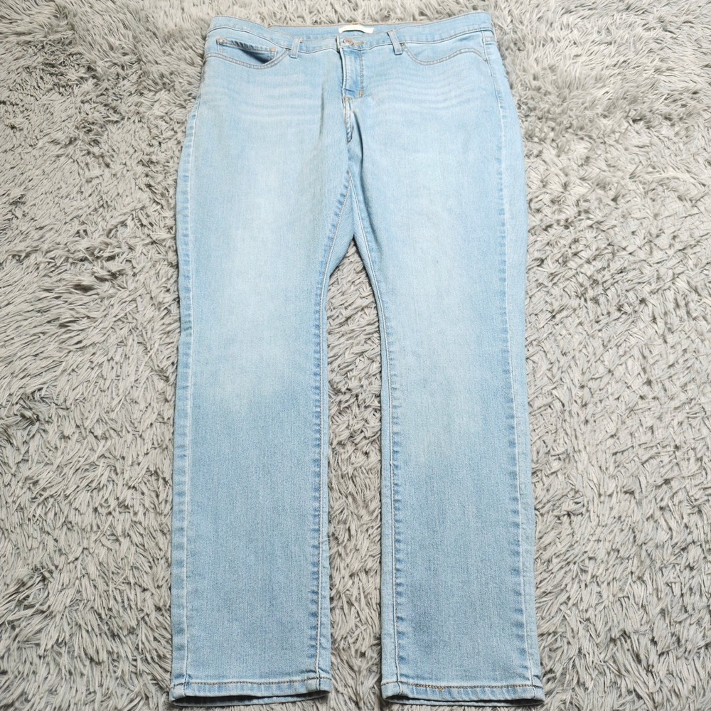Levis 311 Shaping Skinny Jeans Womens 34x30 Blue Denim Stretch Casual Light Wash